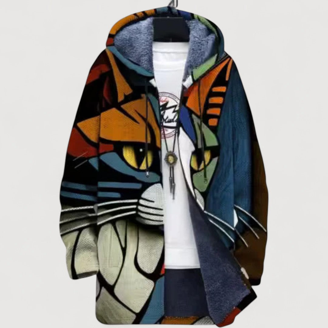 Abstract Cat Rust / 5XL